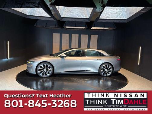 Gray 2023 Lucid Air Grand Touring