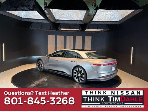 Gray 2023 Lucid Air Grand Touring