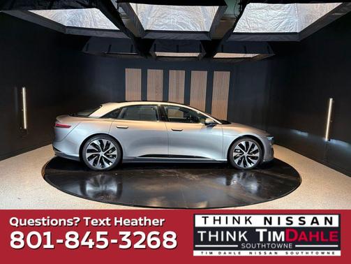Gray 2023 Lucid Air Grand Touring