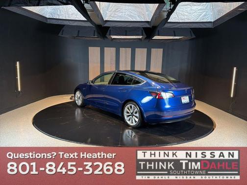 Blue 2019 Tesla Model 3 Long Range