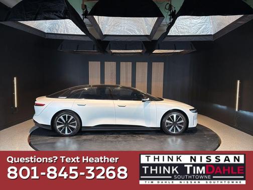 White 2023 Lucid Air Pure