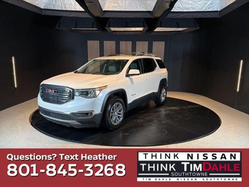 White Frost Tricoat 2019 GMC Acadia SLT-1