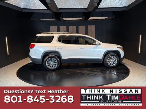 White Frost Tricoat 2019 GMC Acadia SLT-1