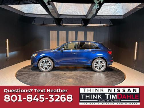 Blue Metallic 2021 Audi Q3 45 S line Premium Plus