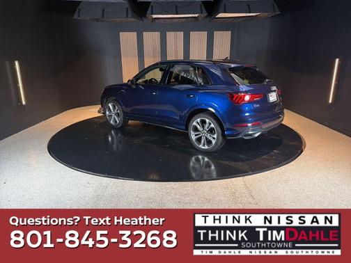 Blue Metallic 2021 Audi Q3 45 S line Premium Plus