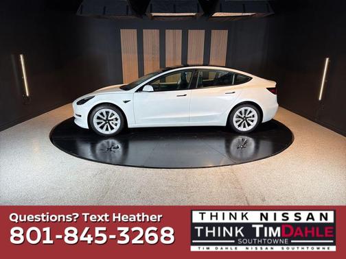White 2022 Tesla Model 3 Long Range