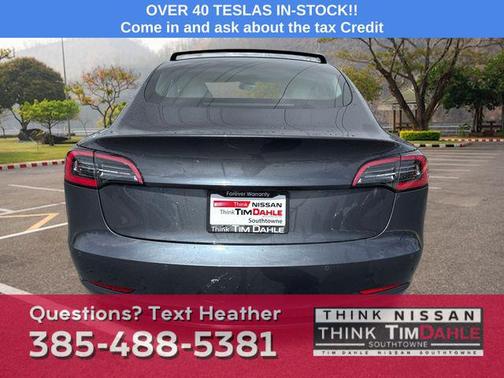 Black 2018 Tesla Model 3 Long Range