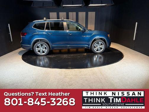 Blue 2018 Volkswagen Atlas SEL