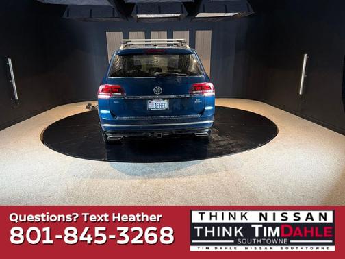 Blue 2018 Volkswagen Atlas SEL
