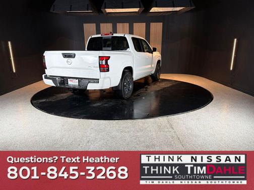 Glacier White 2024 Nissan Frontier SL