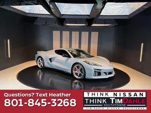 Sea Wolf Gray Tricoat 2025 Chevrolet Corvette E-Ray RWD Coupe 2LZ