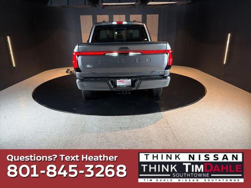 Gray Metallic 2025 Ford F-150 Lightning Platinum
