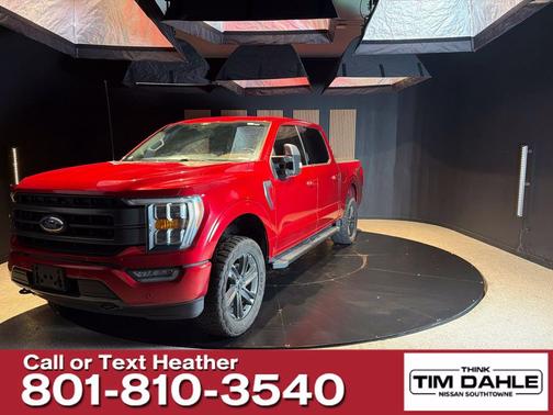 Red Metallic 2021 Ford F-150 Lariat