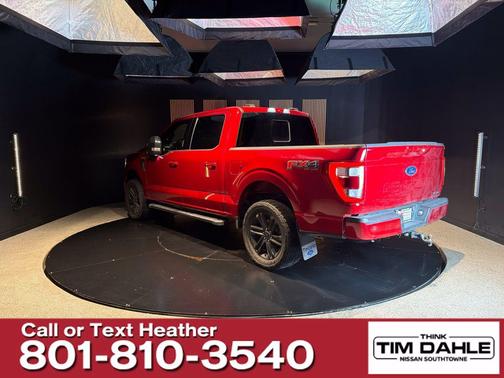 Red Metallic 2021 Ford F-150 Lariat