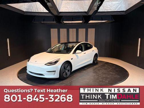 White 2021 Tesla Model 3 Long Range