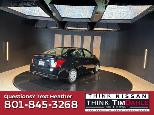 Super Black Metallic 2019 Nissan Versa 1.6 S+