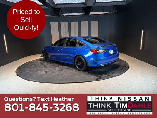 Blue 2022 Honda Civic EX