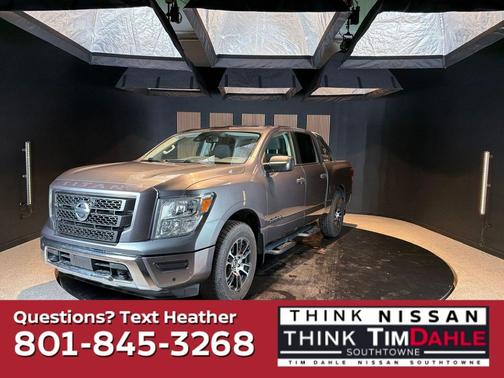 Gun Metallic 2022 Nissan Titan SV