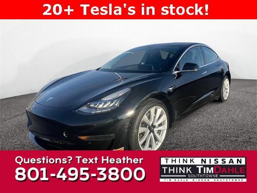 Black 2020 Tesla Model 3 Long Range