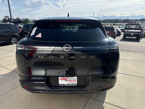 Super Black 2025 Nissan Murano Platinum
