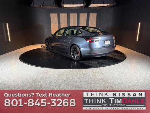 Gray 2020 Tesla Model 3 Performance