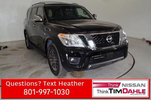 Super Black 2019 Nissan Armada Platinum