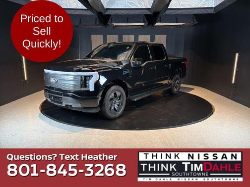 Black Metallic 2025 Ford F-150 Lightning LARIAT