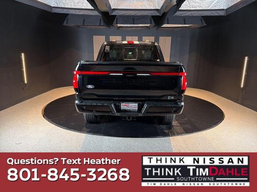 Black Metallic 2025 Ford F-150 Lightning LARIAT