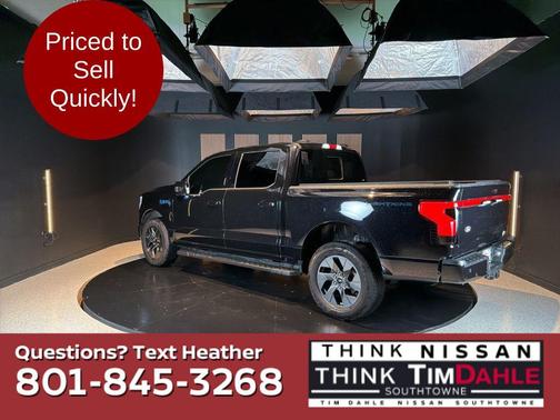 Black Metallic 2025 Ford F-150 Lightning LARIAT