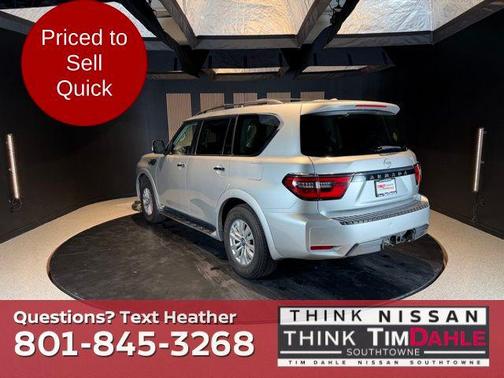 Brilliant Silver Metallic 2023 Nissan Armada SV 4WD