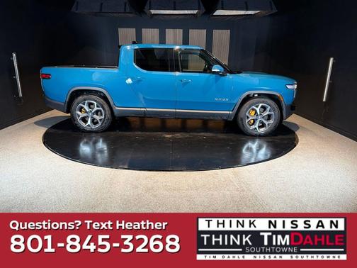 Blue 2022 Rivian R1T Adventure