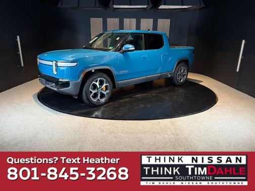 Blue 2022 Rivian R1T Adventure