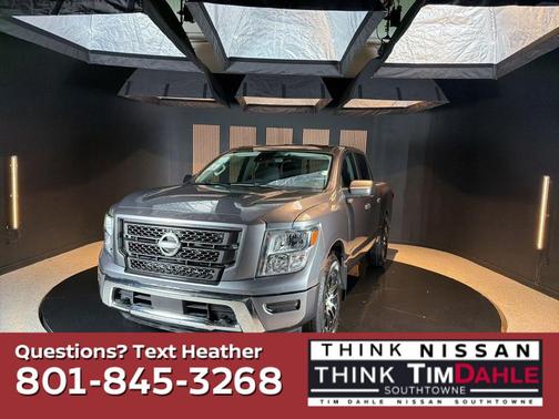 Gun Metallic 2024 Nissan Titan SV