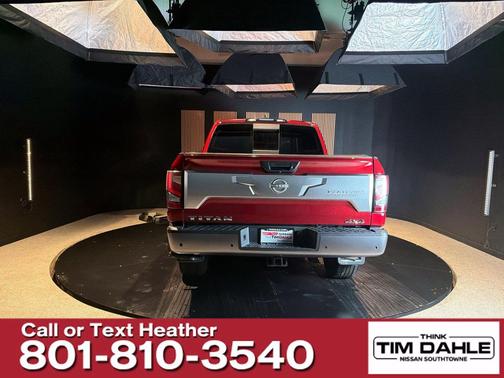 Cardinal Red Metallic 2023 Nissan Titan Platinum Reserve
