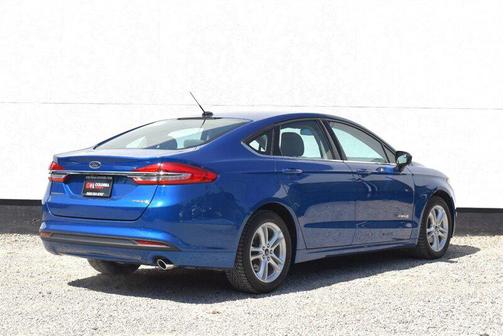 Lightning Blue 2018 Ford Fusion Hybrid S