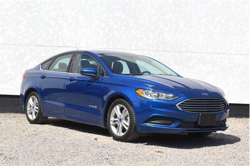 Lightning Blue 2018 Ford Fusion Hybrid S