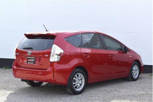 Barcelona Red Metallic 2012 Toyota Prius v Two