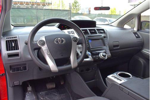 Barcelona Red Metallic 2012 Toyota Prius v Two