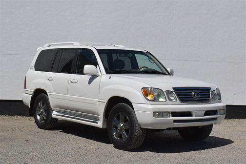 Crystal White 2007 Lexus LX 470 Base