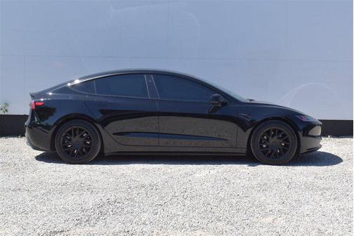 Solid Black 2024 Tesla Model 3 Long Range