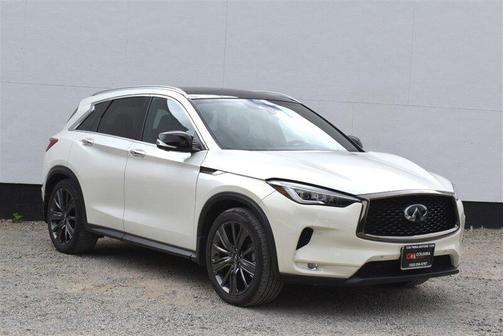 Majestic White 2020 INFINITI QX50 ESSENTIAL AWD