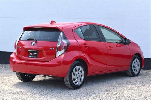 Absolutely Red 2015 Toyota Prius c Two
