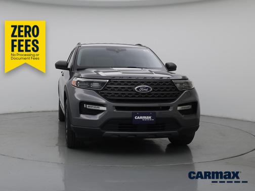 Gray 2021 Ford Explorer XLT