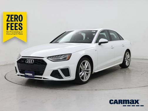 White 2024 Audi A4 S-Line Premium Plus