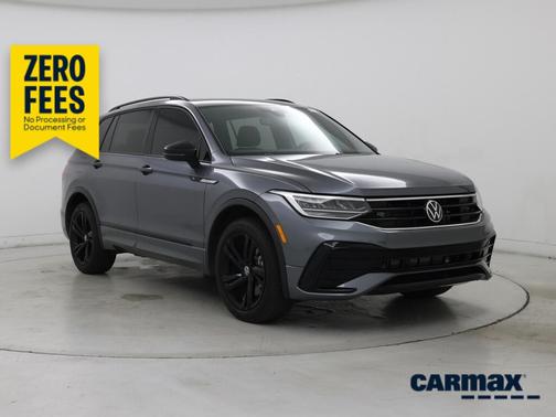 Gray 2023 Volkswagen Tiguan SE R-Line Black