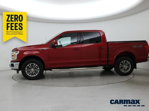 Red 2020 Ford F-150 Lariat