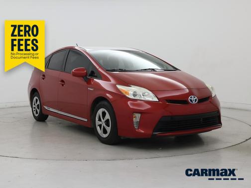 Red 2015 Toyota Prius Four
