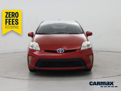 Red 2015 Toyota Prius Four