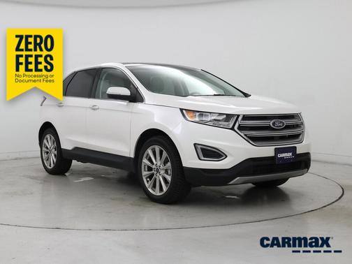 White 2017 Ford Edge Titanium