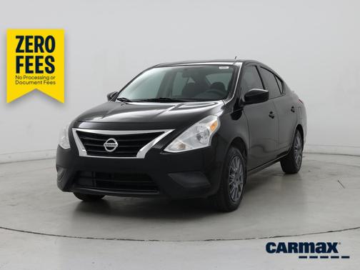 Black 2016 Nissan Versa S Plus